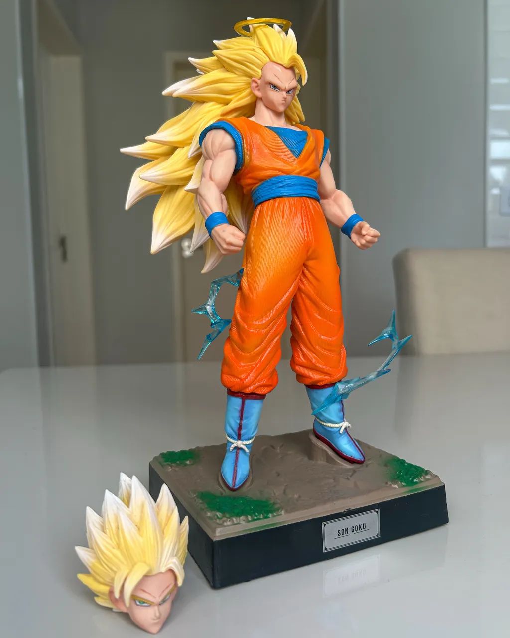 Goku SSJ 3 Action Figure Boneco Dragon Ball Z