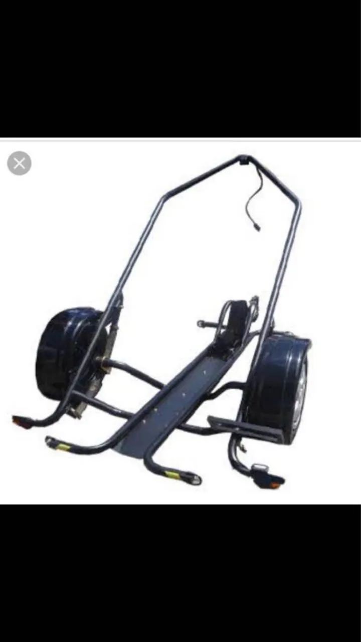Carretinha basculante para moto