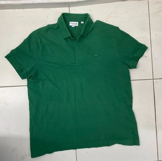 Polo Lacoste Verde TAM XXl
