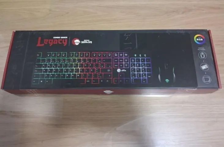 KIT NINJA 3X1 / MOUSEPAD / TECLADO / MOUSE