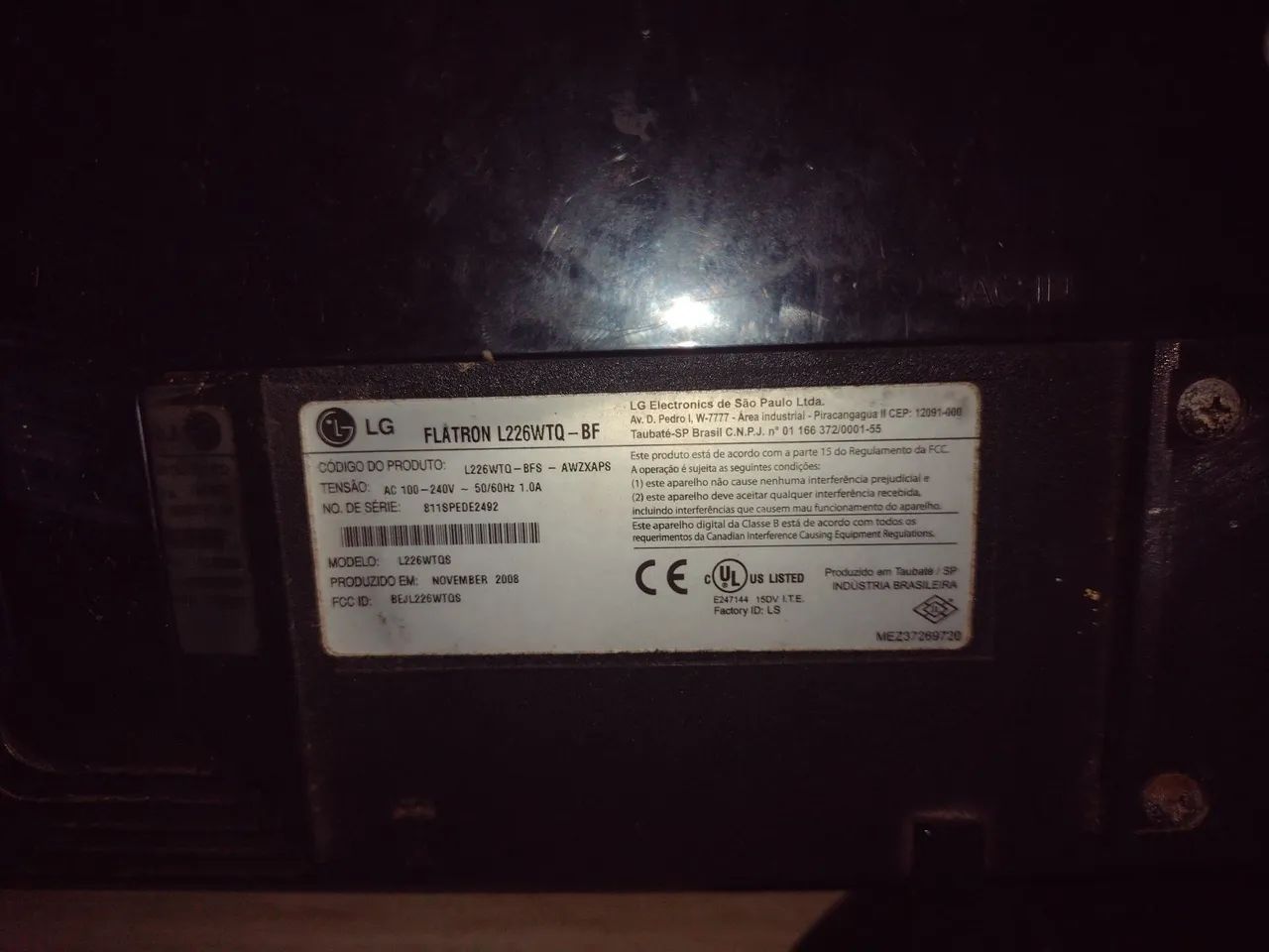 Monitor LG preto - Foto 4