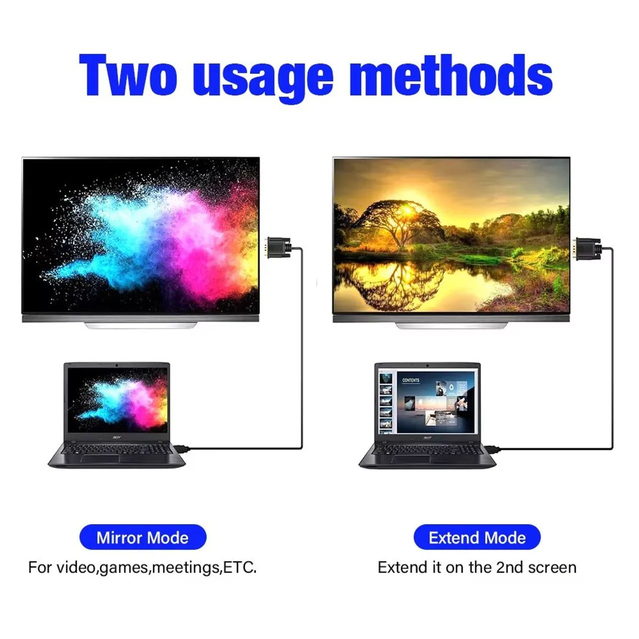 Cabo HDMI para VGA 1,8 Metros - Foto 5