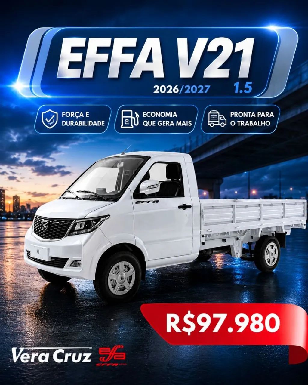 EFFA V21 V21 Pick-up CS 1.5 16V 2p 2027