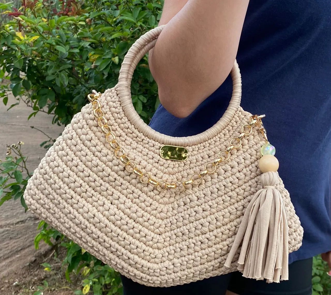 Bolsa de crochê  - Foto 4