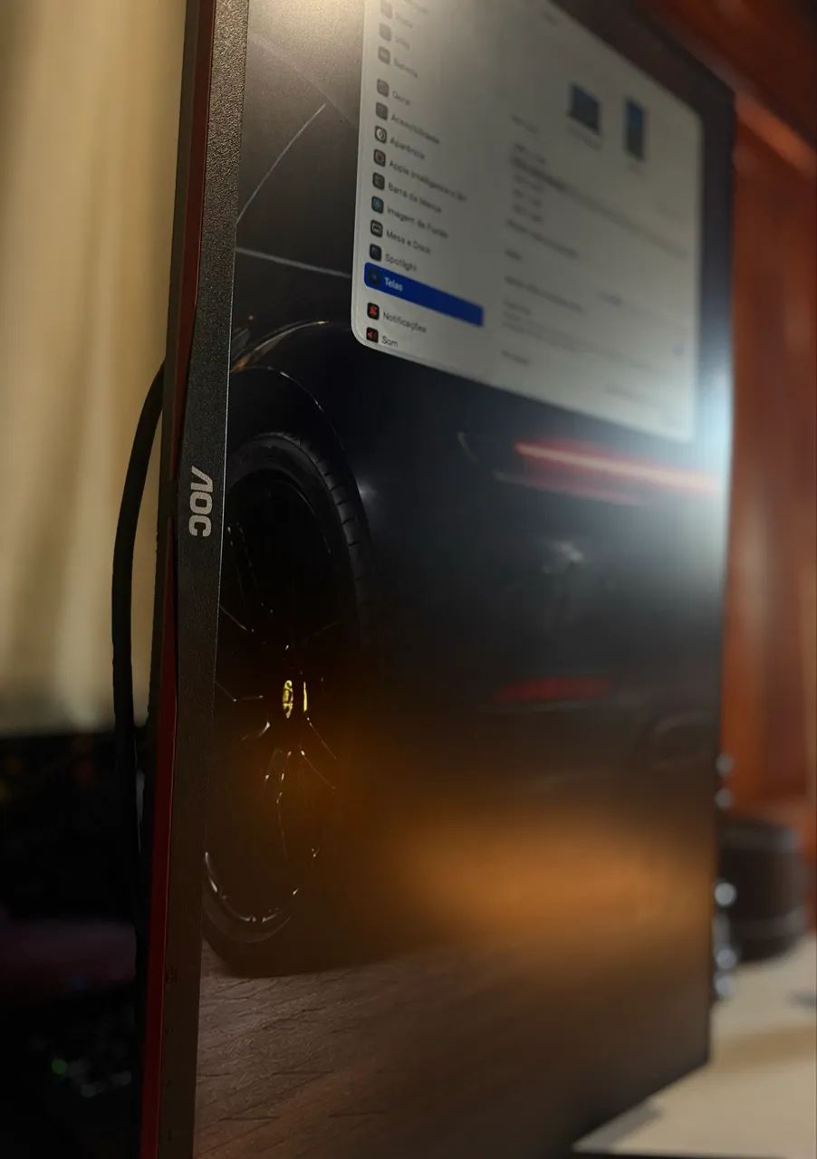 Monitor Gamer Aoc 144hz 27 polegadas, uso VERTICAL e Horizontal excelente conservação - Foto 4