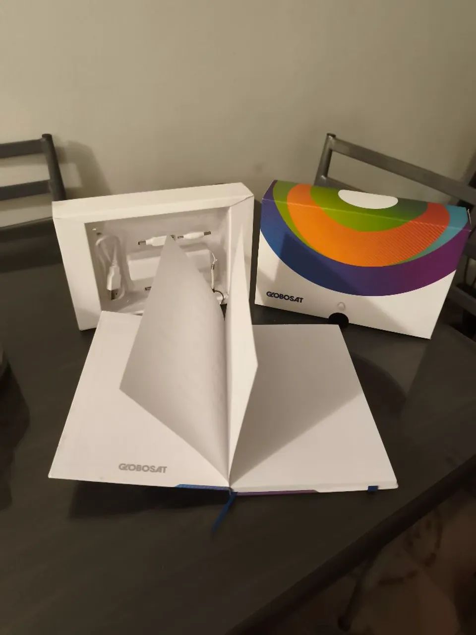 Kit para colecionador com bloco e Power bank da Globosat - Foto 5