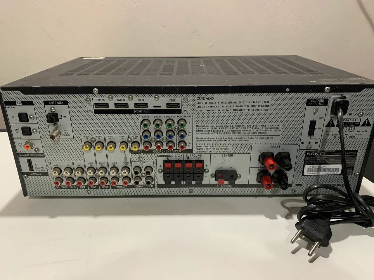 Receiver Sony Muteki STR-KM7000 (conserto) - Aparelhos de Som