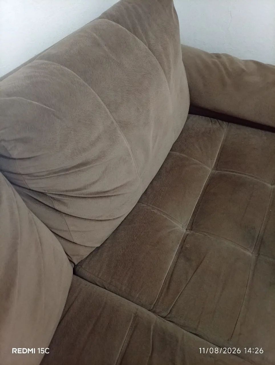 SOFÁ 2 E 3 LUGARES - CONSERVADO | ÓTIMO PREÇO  - Foto 5