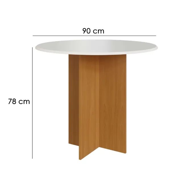 Mesa de Jantar Alice com 4 Cadeiras Indekes - Foto 3