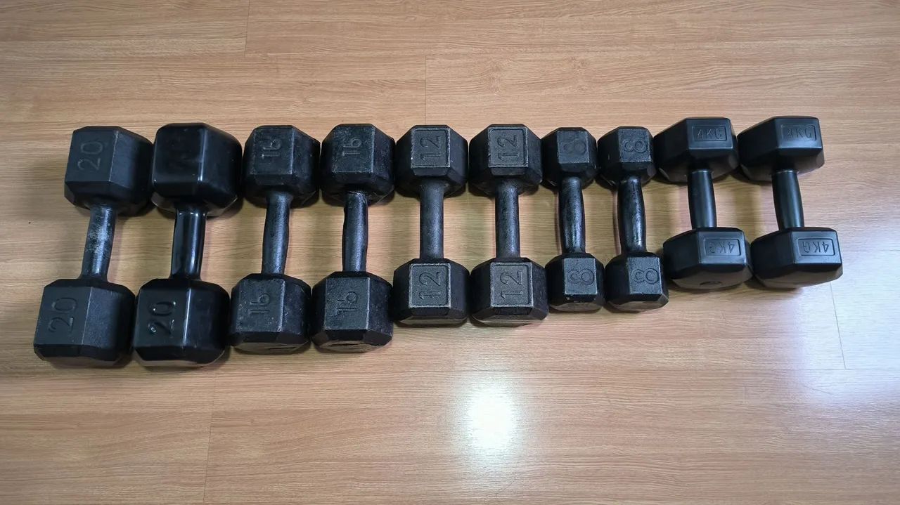 Kit Halteres 4-8-12-16-20 kg