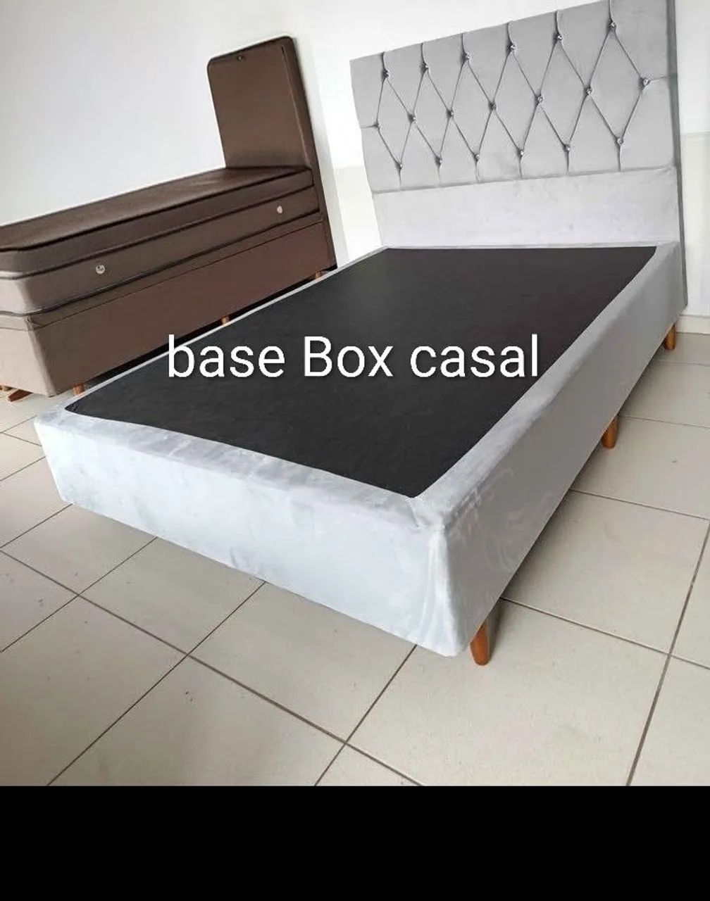 Kit base Box e cabeceira novos direito da fábrica  - Foto 2