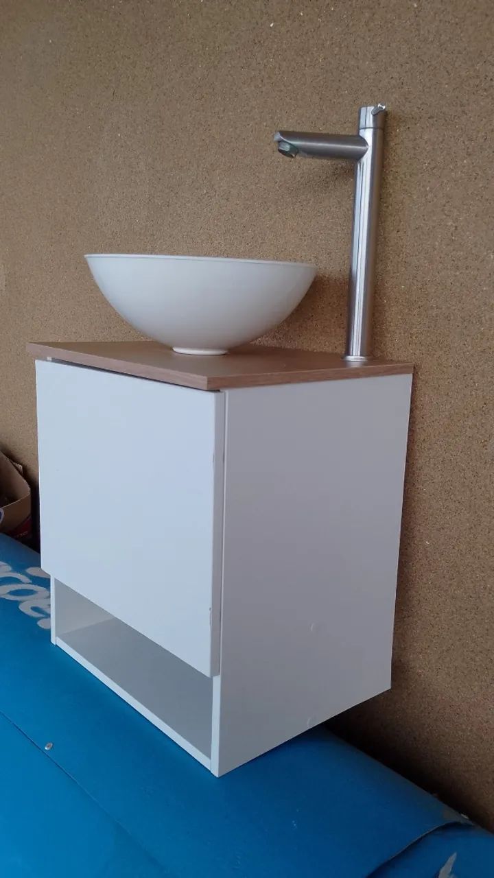 Vendo Pia para banheiro com balcão  - Foto 5