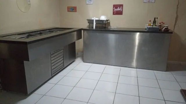 Self service inox 10 Cubas e com acabamento em mármore - Foto 2