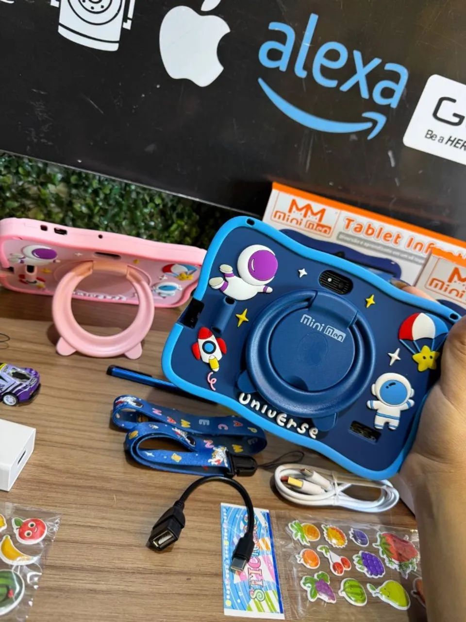 Tablet Infantil Azul Mini Men 128G - PRODUTO NOVO COM GARANTIA - Foto 2