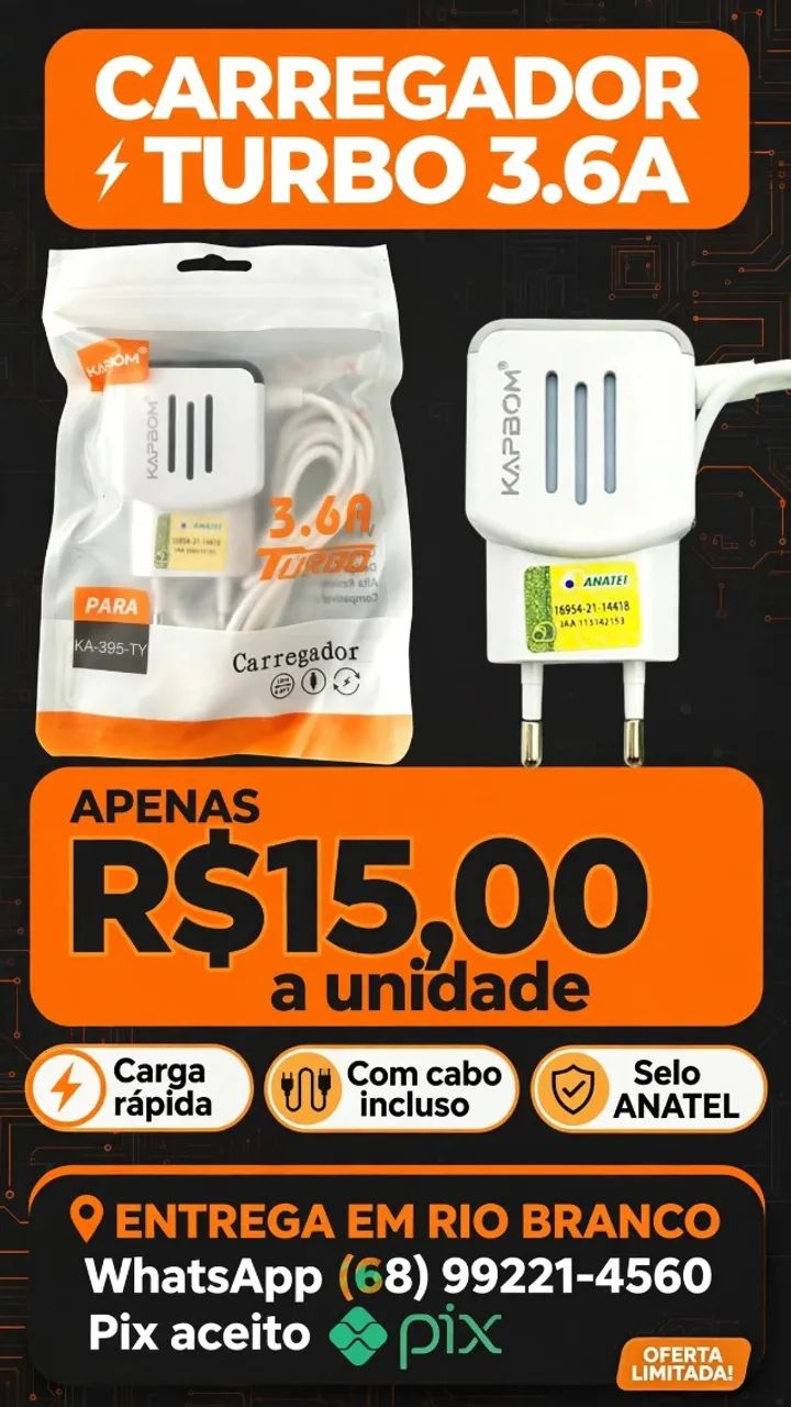 Carregador de celular 