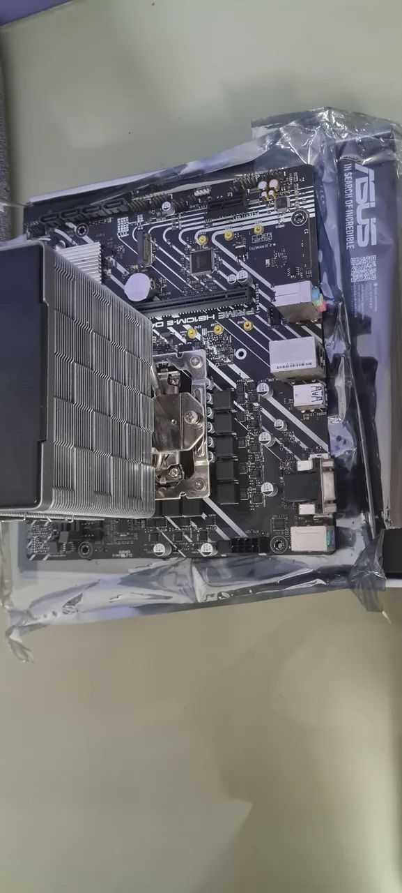 Vendo kit placa mãe + processador + cooler - Foto 2