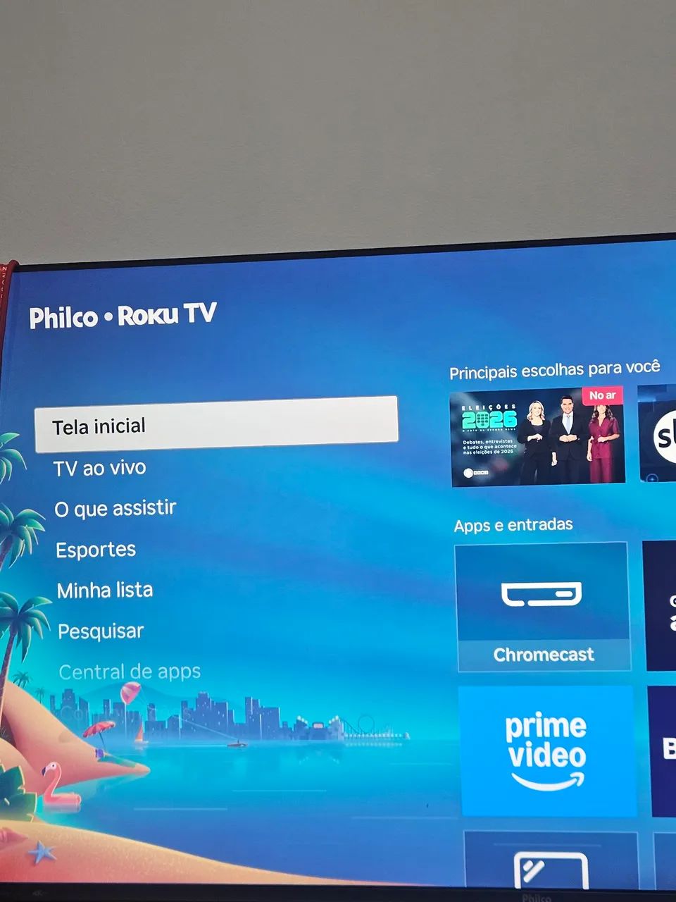 Smart TV Philco 49 polegadas 4K DLED com Roku - Foto 3