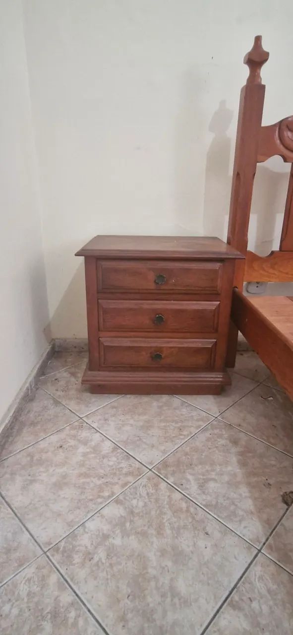 Cama madeira trabalhada - Foto 5