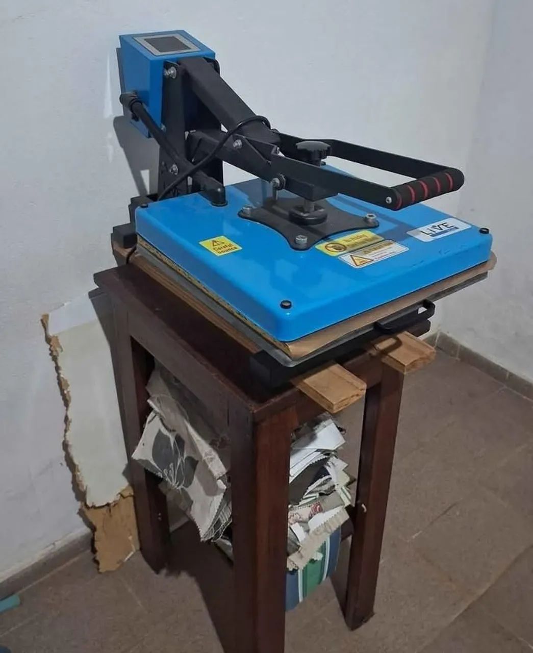 Prensa Térmica para Sublimação 38x38 - Foto 4