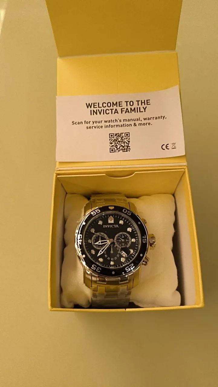 Vendo Invicta Novo na Caixa 