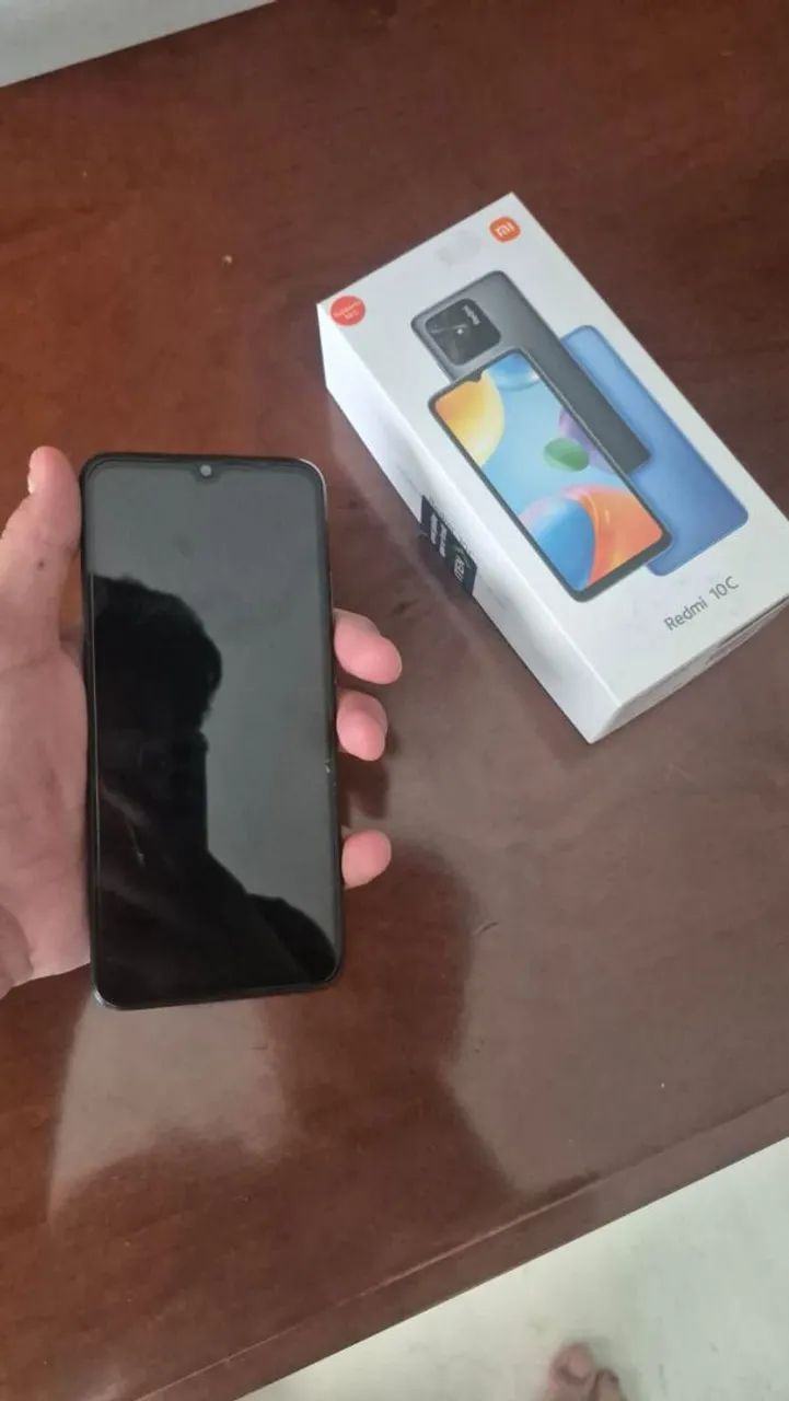 Redmi 10c novinho com caixa - Foto 4