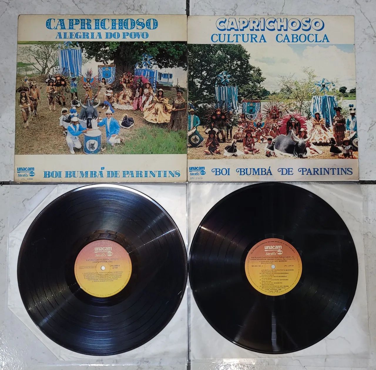 Discos de Vinil do Boi Caprichoso 