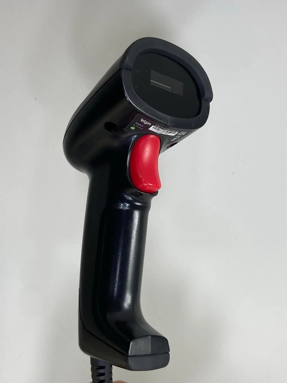 Leitor De Código De Barras Elgin Bematech Flash II 1d Usb  5v Preto Usb
