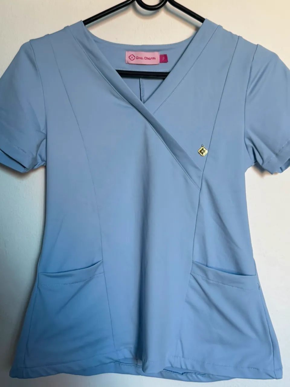 Scrub Feminino Moove Azul Frozen  - Foto 2