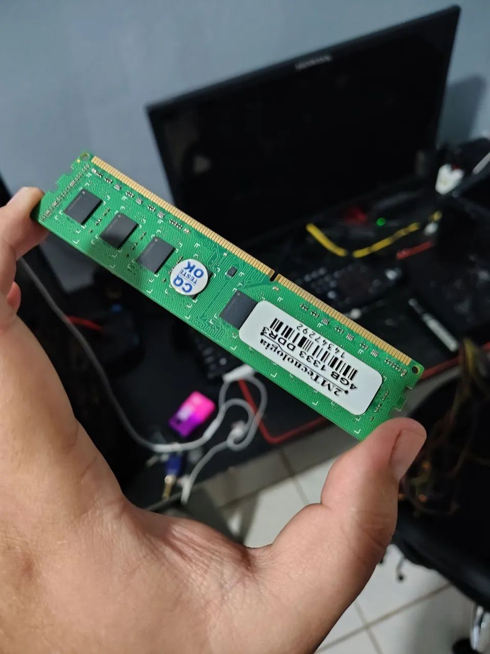 Memória ram 4gb ddr3 