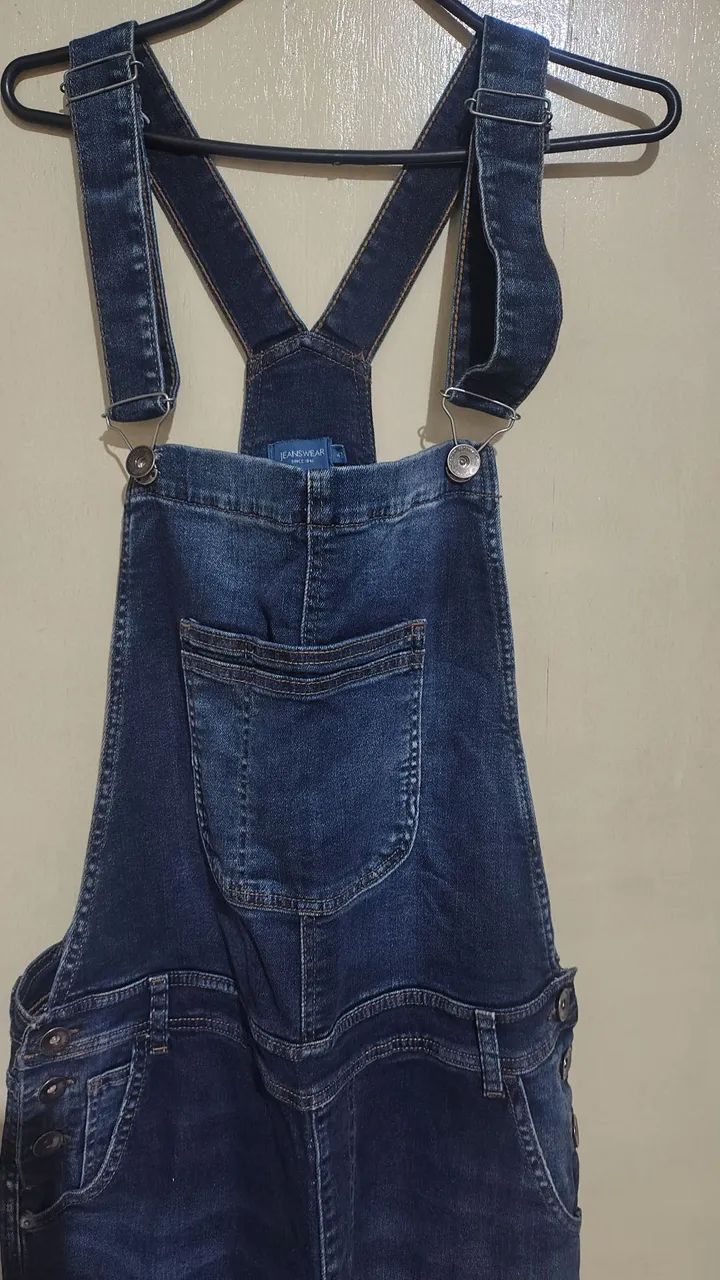 Macacão Jeans tamanho tamanho 42