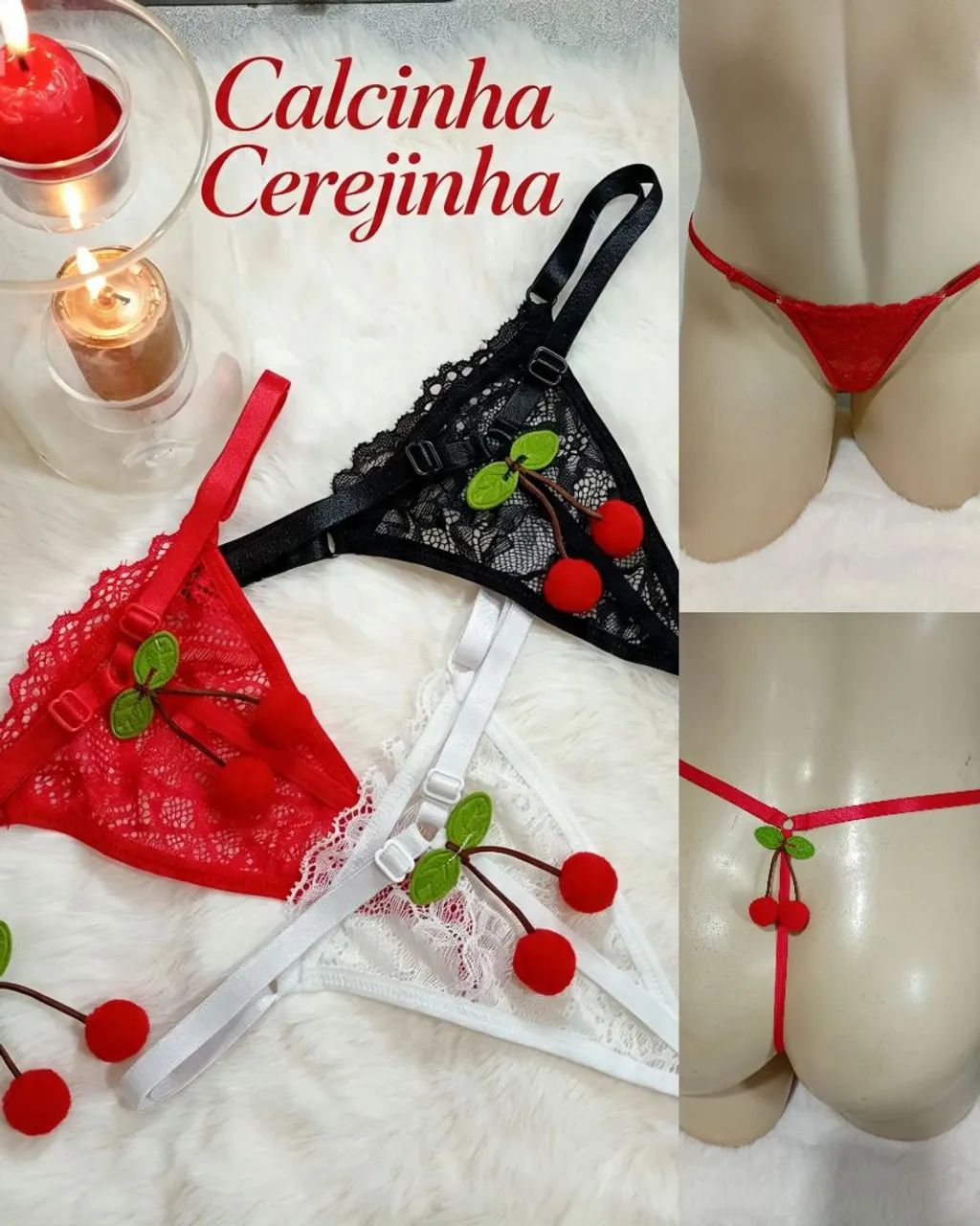 Vendo lote de 100 calcinhas cerejinhas  - Foto 2
