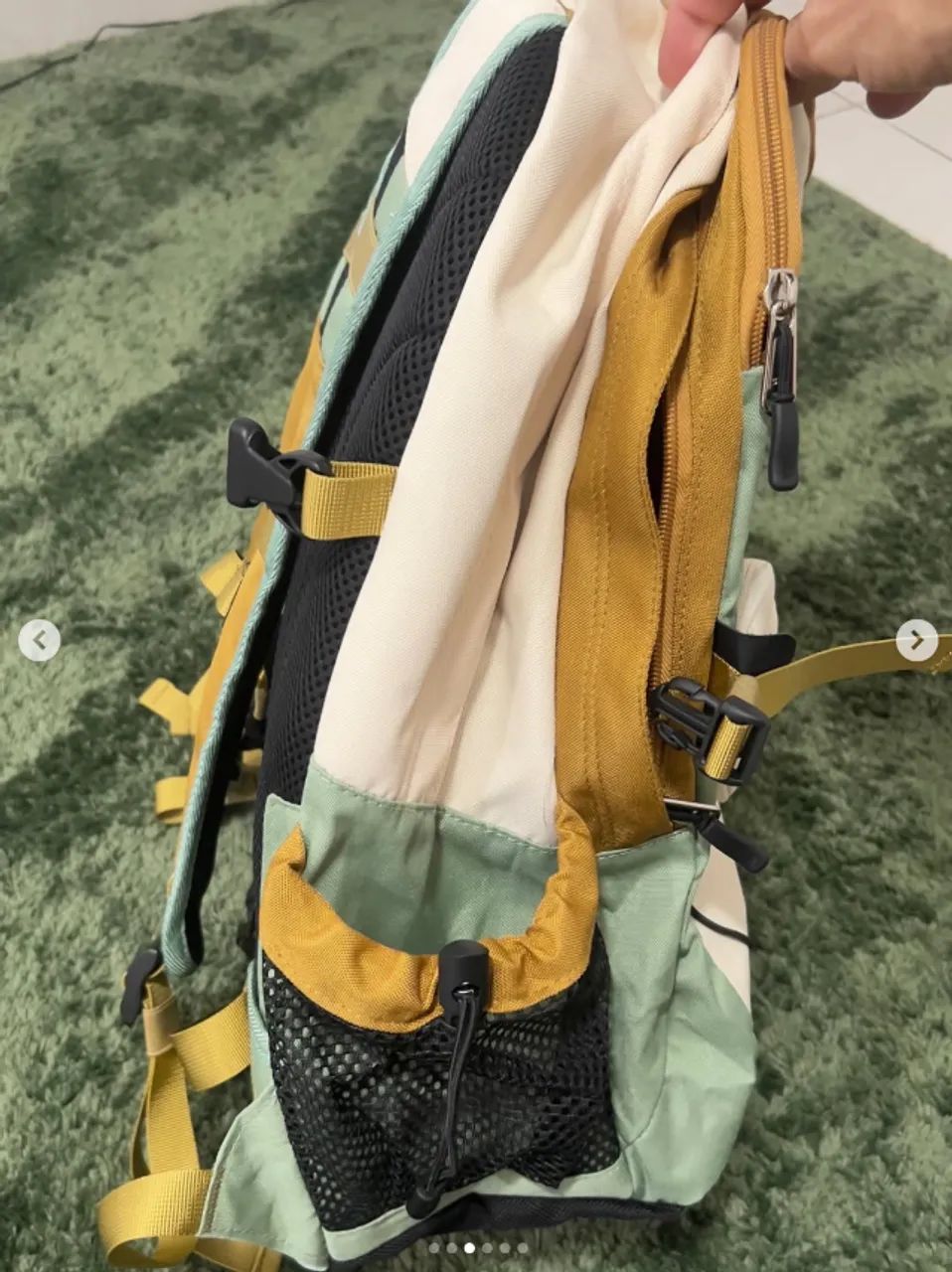 Mochila The North Face Borealis II Backpack - White/Green - Foto 3