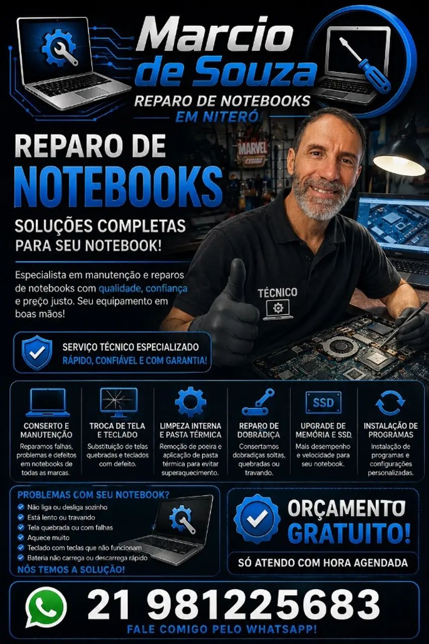 Reparo de Notebook em Niterói