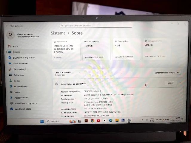 Notebook Dell G15 (Estudo troca) - Foto 4
