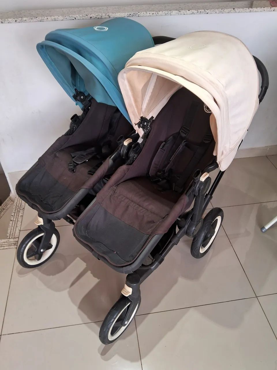 Carrinho de bebê Completo para Gêmeos - Bugaboo Donkey - Foto 4