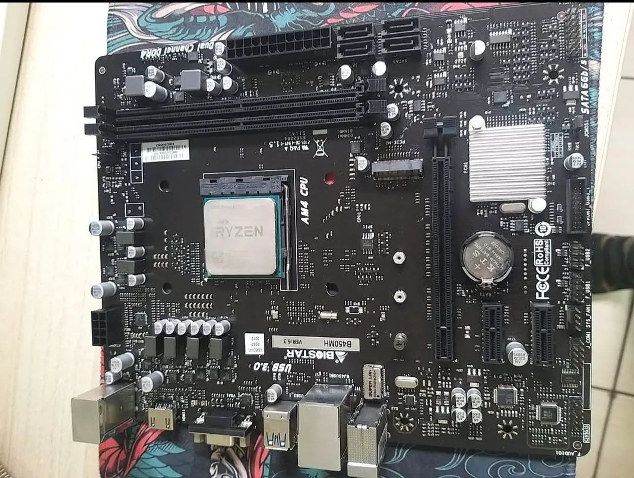 Kit ryzen 3200g + b450mh - Foto 2