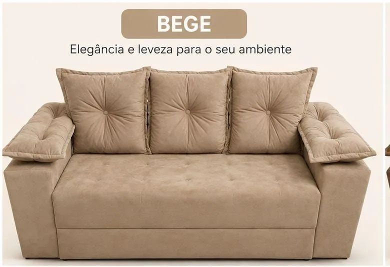 Sofá Bege,medida 1,70m ,preço 699,contato *