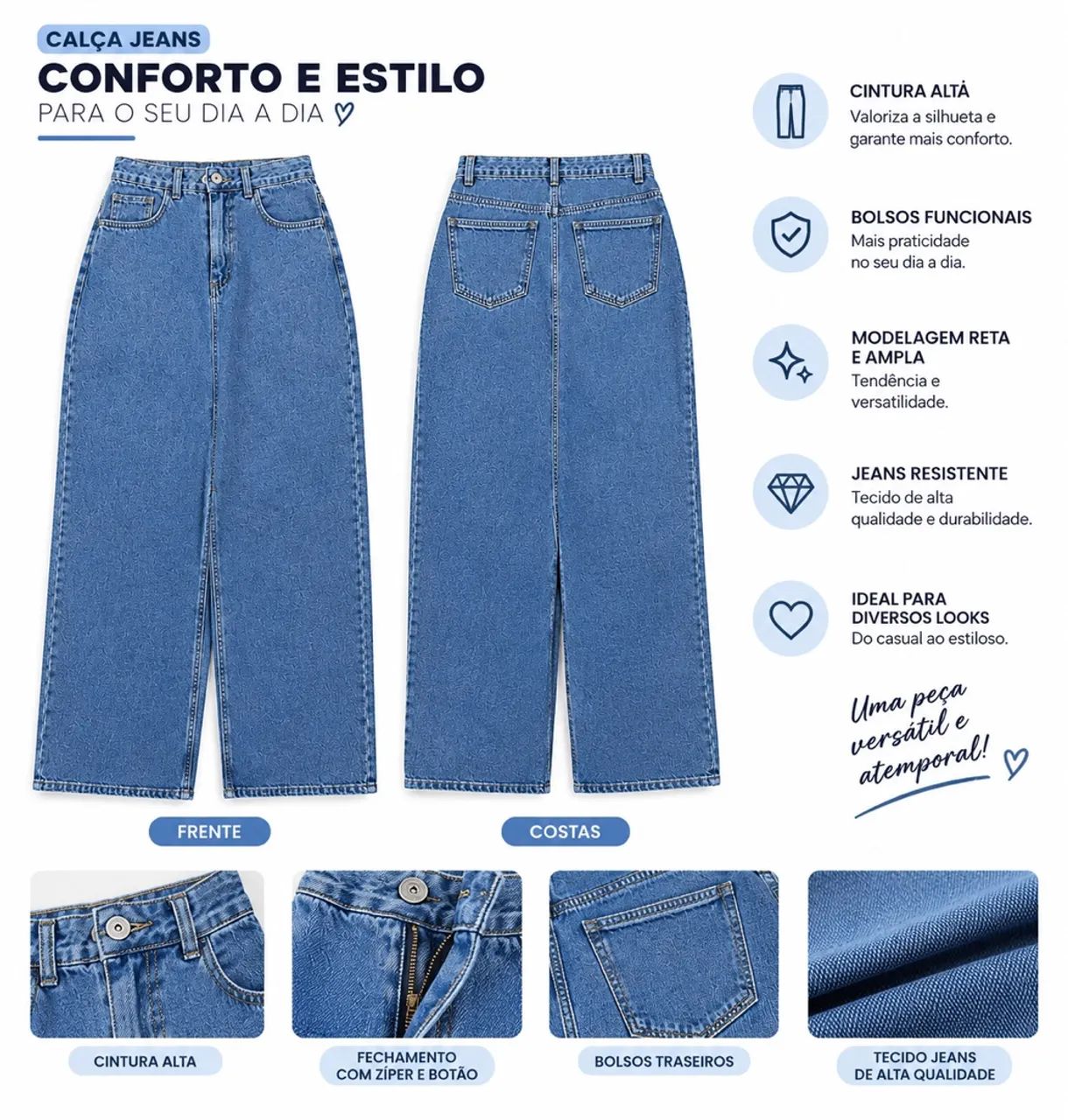 Calça Jeans  - Foto 2