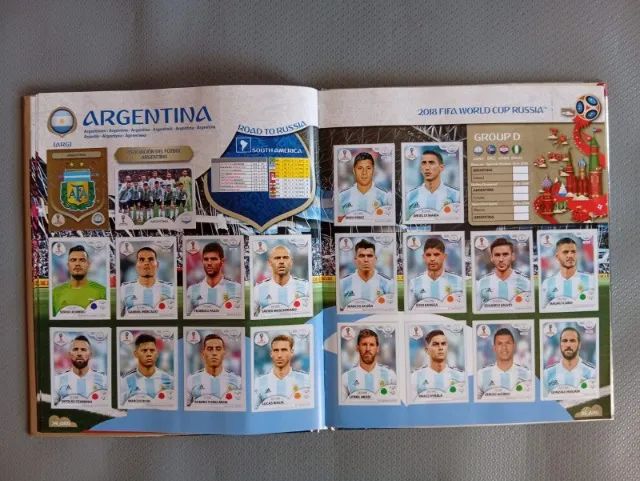 Álbum Capa Prata da Copa do Mundo 2018, completo - Foto 5