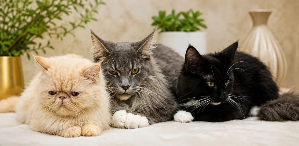 Filhote de gato raça maine coon cinza gigante - Foto 3