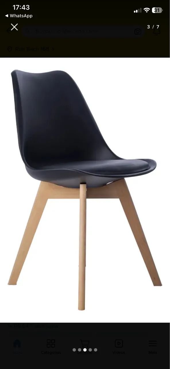 2 cadeiras Saarinen wood  - Foto 2