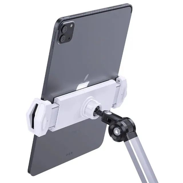 Suporte Celular E Tablet Hrebos Hs-199 Flexiarm Articulado Prateado - Foto 2