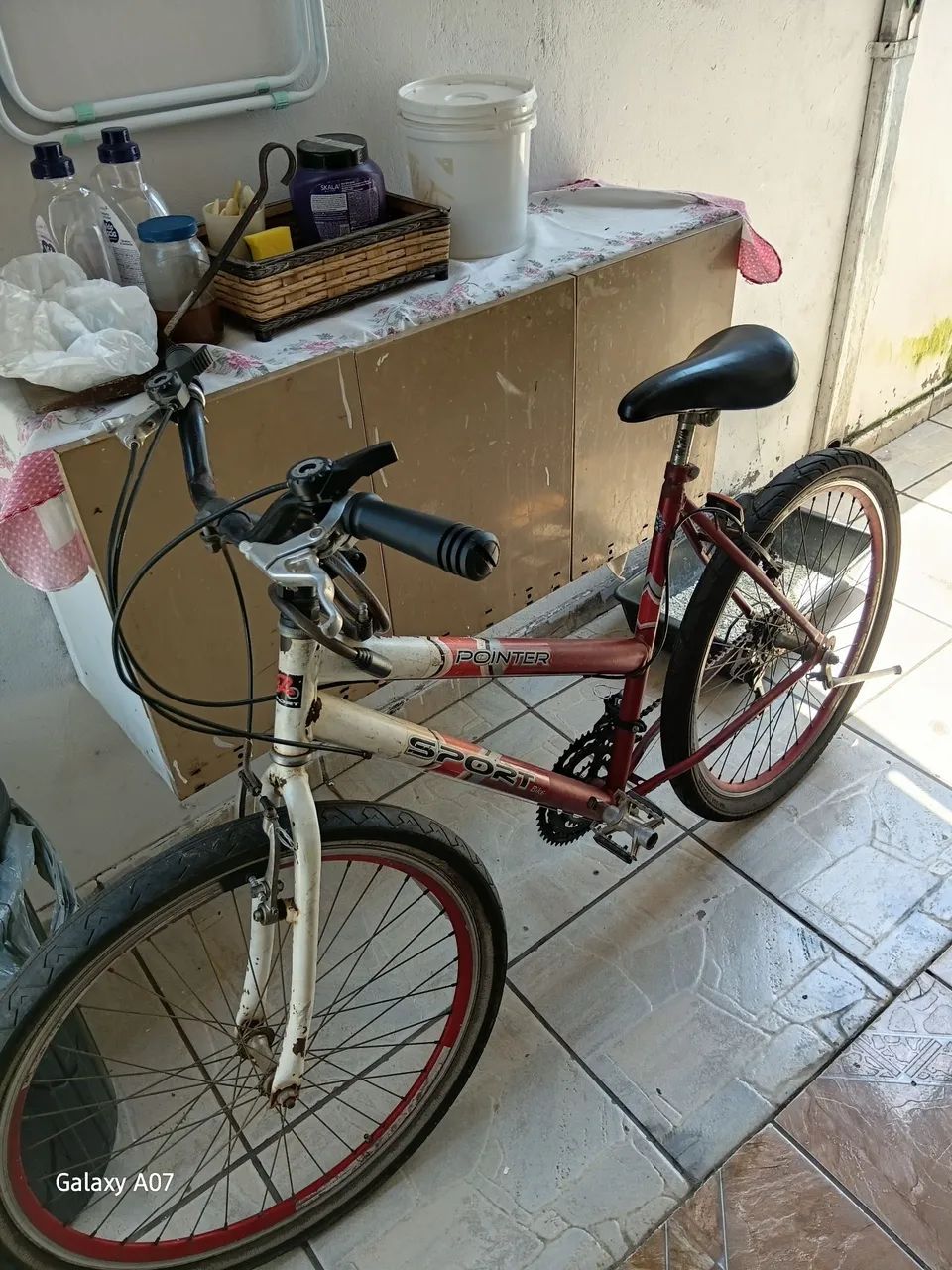 Bicicleta aro 26 de marcha tudo ok!!