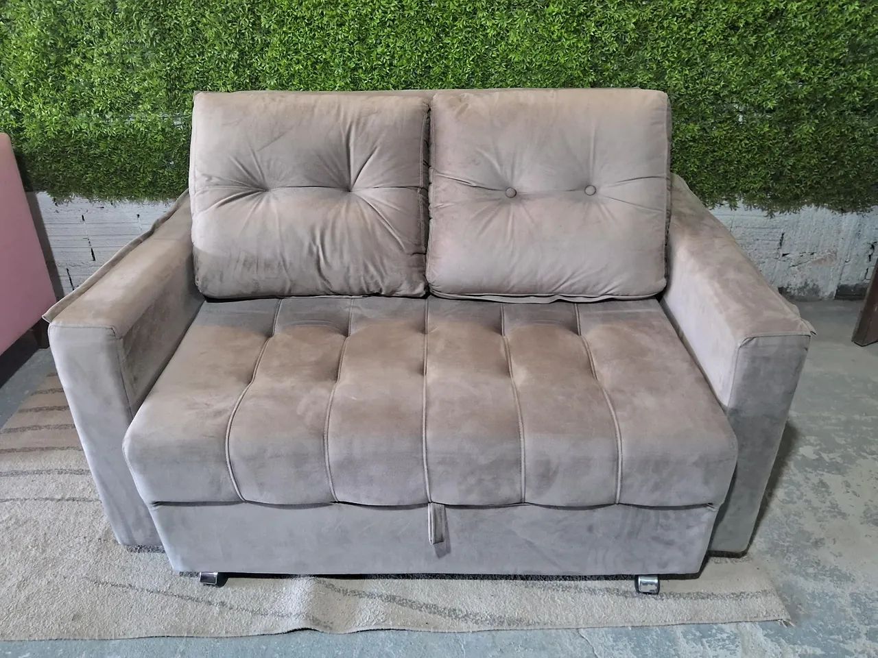 Sofá cama pequeno 65570246466947124