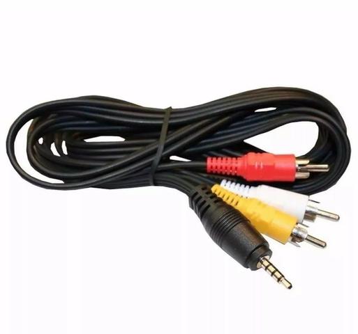 Cabo Audío E Vídeo Para Tv Box Tv De Tubo P2 Rca - Foto 3
