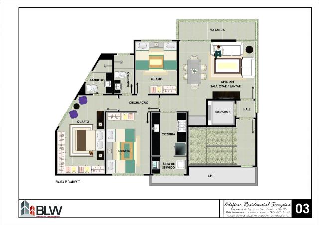 Apartamento à venda, 3 quartos, 2 vagas, barreiro - belo horizonte/mg - Foto 8