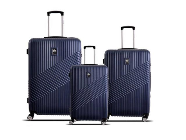 Conjunto de Malas de Viagem ABS Giro 360 Santino Geometric