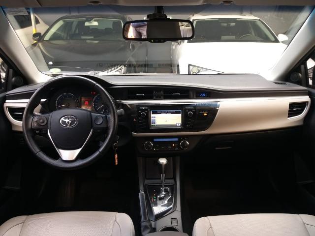 Toyota Corolla 2015 2.0 Xei Preto Flex Automatico Impecavel - Foto 5