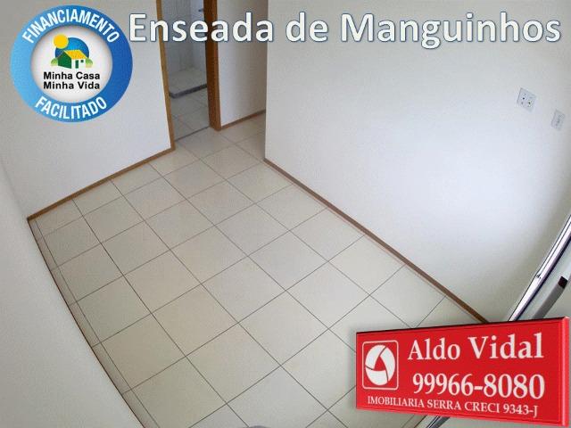 ARV 64- Apartamento 2 quartos com suíte e varanda, Manguinhos Serra. - Foto 9