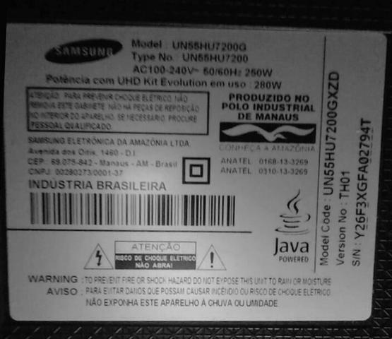 Tv Samsung 55 4k curva Un55hu7200gxzd - Foto 5